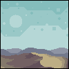 Dunes icon/pixelart