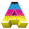 "A" in CMYK