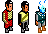 Pixel Trek aliens  icon/pixelart