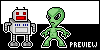Aliens  icon/pixelart