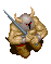 animated barbarian icon/pixelart