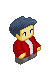 walking icon/pixelart