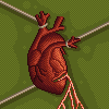 Heart Broken icon/pixelart