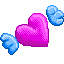 flying heart