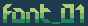 font_01 icon/pixelart