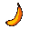 El banana icon/pixelart