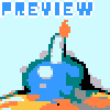 [ Doodle ] Happy bday blueberry_pie! icon/pixelart