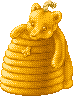 Beeswax Bear Candle