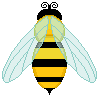 Bee  icon/pixelart