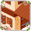 Blacksmith Iso Building  icon/pixelart