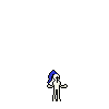 Blanc dissapointed icon/pixelart