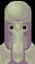 Bonjour, cheres statues. icon/pixelart