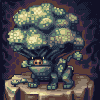 Broccoli Beast icon/pixelart