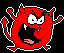 The devil laughing
