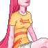 Princess Bubblegum again icon/pixelart