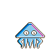calamar azul icon/pixelart