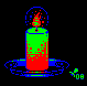 Red/Green/Blue/Void Candle