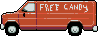 The free candy van