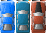A Car, a Car, and Another Car  icon/pixelart