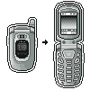 SCH-a850 cell phone icon/pixelart