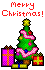 christmas tree-merry christmas!  icon/pixelart