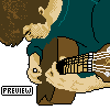 Acoustic  icon/pixelart