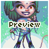 SKY DOLL - Cleopatre icon/pixelart