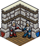 Red/Blue corner  icon/pixelart