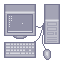 Computer icon/pixelart