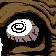 Crazy old man  icon/pixelart