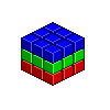 Cubes animation icon/pixelart