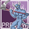 Demon fighters  icon/pixelart