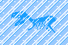 Frozen dinosaur icon/pixelart