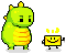 Dino Message icon/pixelart