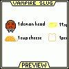 Delicious Dish challenge - Cheesy Demon Head  icon/pixelart