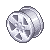 Auto - rim icon/pixelart