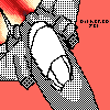 Dithered Jet  icon/pixelart