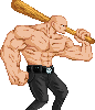 Let's Play Baseball. icon/pixelart