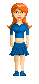 Blue suit