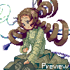 Electric Girl icon/pixelart