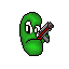 Electric Pickle - Plasma Gun Animation  icon/pixelart