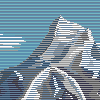 Mt. Everest  icon/pixelart