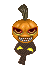 The Grinning Pumpkin. icon/pixelart