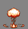 explosion icon/pixelart