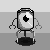 eyeball walker icon/pixelart