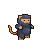 Fat Cat Ninja  icon/pixelart