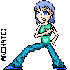 Fighting Game Girl icon/pixelart