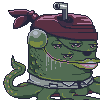 Alien Pirate!  icon/pixelart