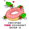 Pink Doughnut Eater