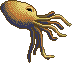 an octopus icon/pixelart